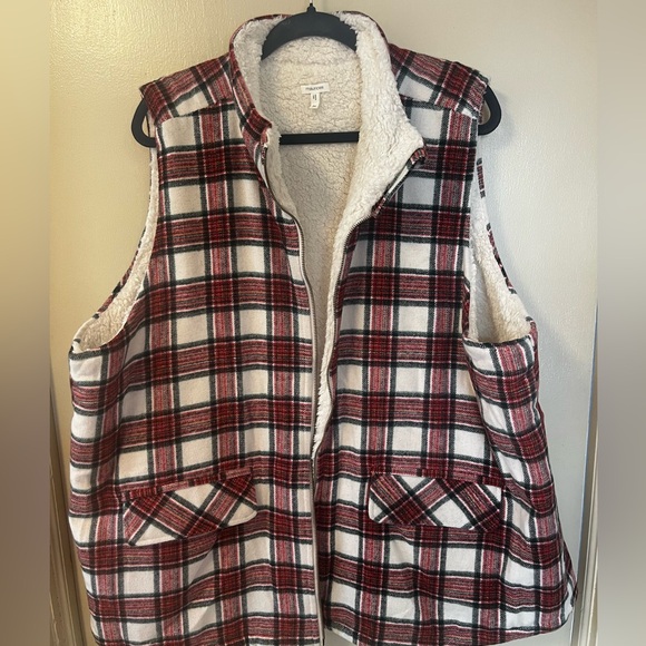 Sherpa Lined Winter Vest 3X Maurice's Cozy & Warm - Picture 2 of 8